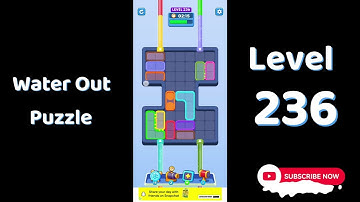 Water Out Puzzle Level 236 Walkthrough 💧 | Step-by-Step Solution | SolutionGuruji