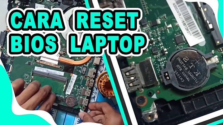 How to reset BIOS ASUS laptop