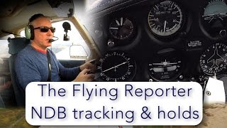 NDB tracking, NDB holds, ILS approach Southend - Private pilot PA28