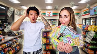 ONLY LIVING OFF LOTTO TICKETS FOR A DAY
