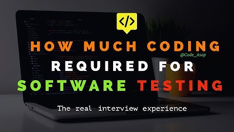 How much coding is required for automation testing | automation testing coding