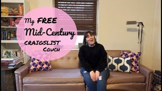 My Free Mid-Century Craigslist Couch