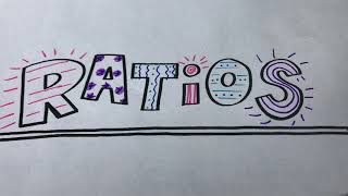 Ratios Anchor Chart