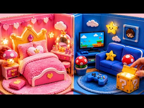 🍄 Mario & Princess Peach DREAM Rooms! 🏡✨