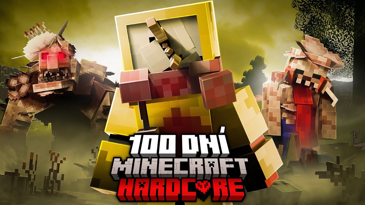Přežil jsem 100 DNÍ v HOUBOVÉ APOKALYPSE v Minecraft Hardcoru