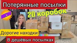 Такого мы не ожидали😱/Дорогие находки в дешёвых посылках/Потерянные посылки/20 коробок/Распаковка