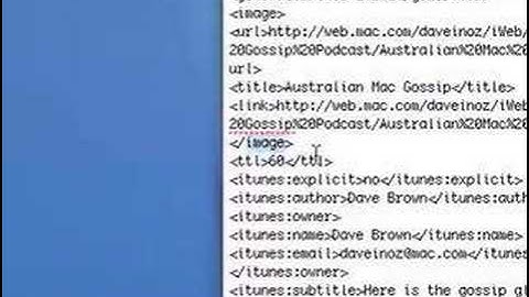 iWeb and the dreaded RSS file Episode 2