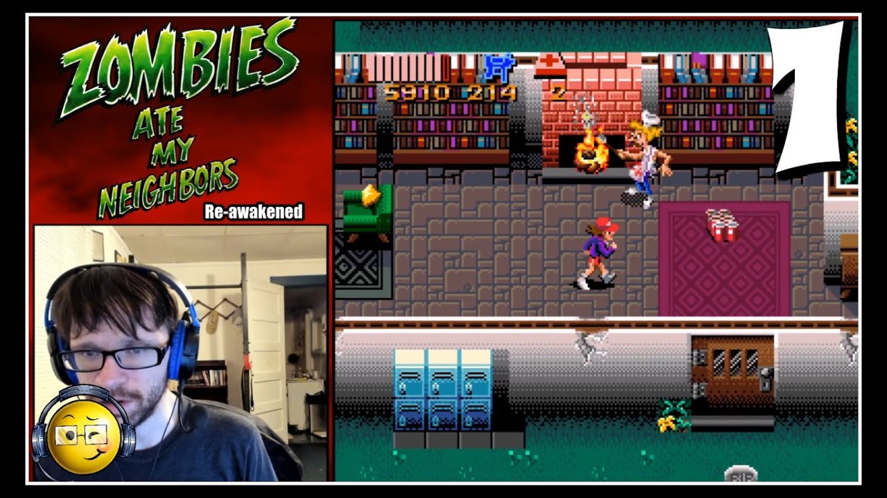 Let's Play Zombies Ate My Neighbors Reawakened Part 1 Levels 14