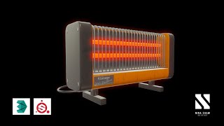 TIMELAPSE Game Asset Vintage Heater | Autodesk3dsMax/SubstancePainter TIMELAPSE Game Asset Vintage Heater | Autodesk3dsMax/SubstancePainter