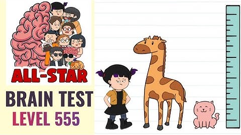 Brain Test All Star Level 555 | Tap from the longest to the shortest | Walkthrough