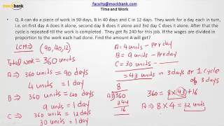Details Time and work Problem Solving Approach 7 Guide