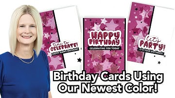New Color Reveal: Birthday Card Tutorial
