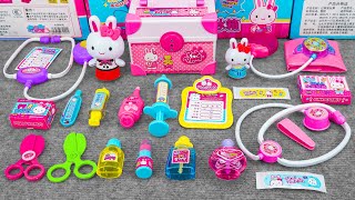 72 Minutes Satisfying with Unboxing Cute Pink Bunny Doctor Play Set Collection ASMR | Review Toys