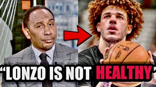 Stephen A. Gets PERSONAL \& Attack Lonzo Ball For Calling Him Out On His Knee Injury. MUST WATCH ESPN