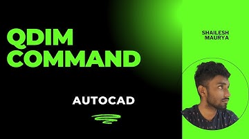 Use the QDIM Command in AutoCAD | Quick Dimension Tool | AutoCAD Tutorial