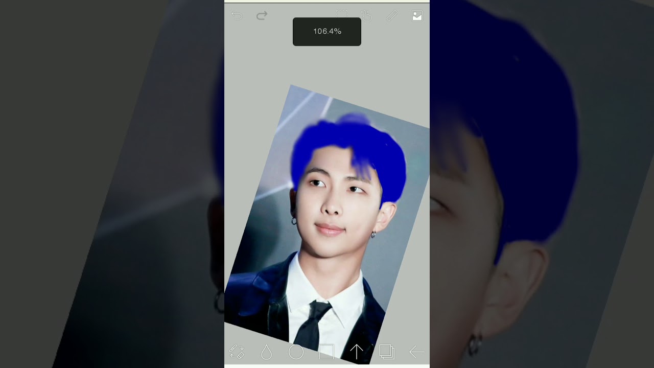 Blue-Haired Namjoon: A Visual Journey - wide 7