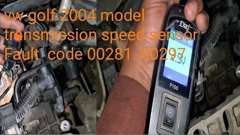 volkswagen golf 2004 model transmission speed sensor 00281   00297