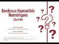 Bordeaux humanits numriques borhn  aap mshbx 2022