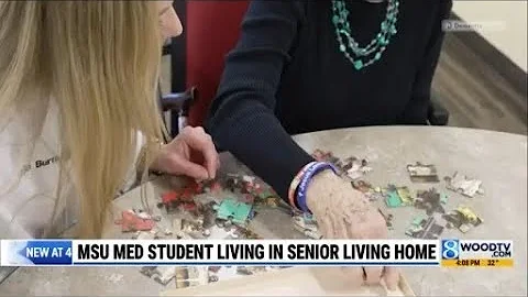 MSU med student living in senior living home