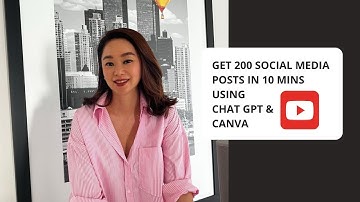 Get 200 Social Media Posts in 10 minutes using Chatgpt and Canva