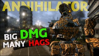 120 HAG's on an Annihilator! - (GAUSSZILLA GAMEPLAY) - MWO