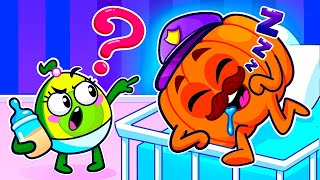 Police Help Baby Alien Sleep | Bedtime Story | Kids Cartoon | Learn Good Habits for Kids |PP Family