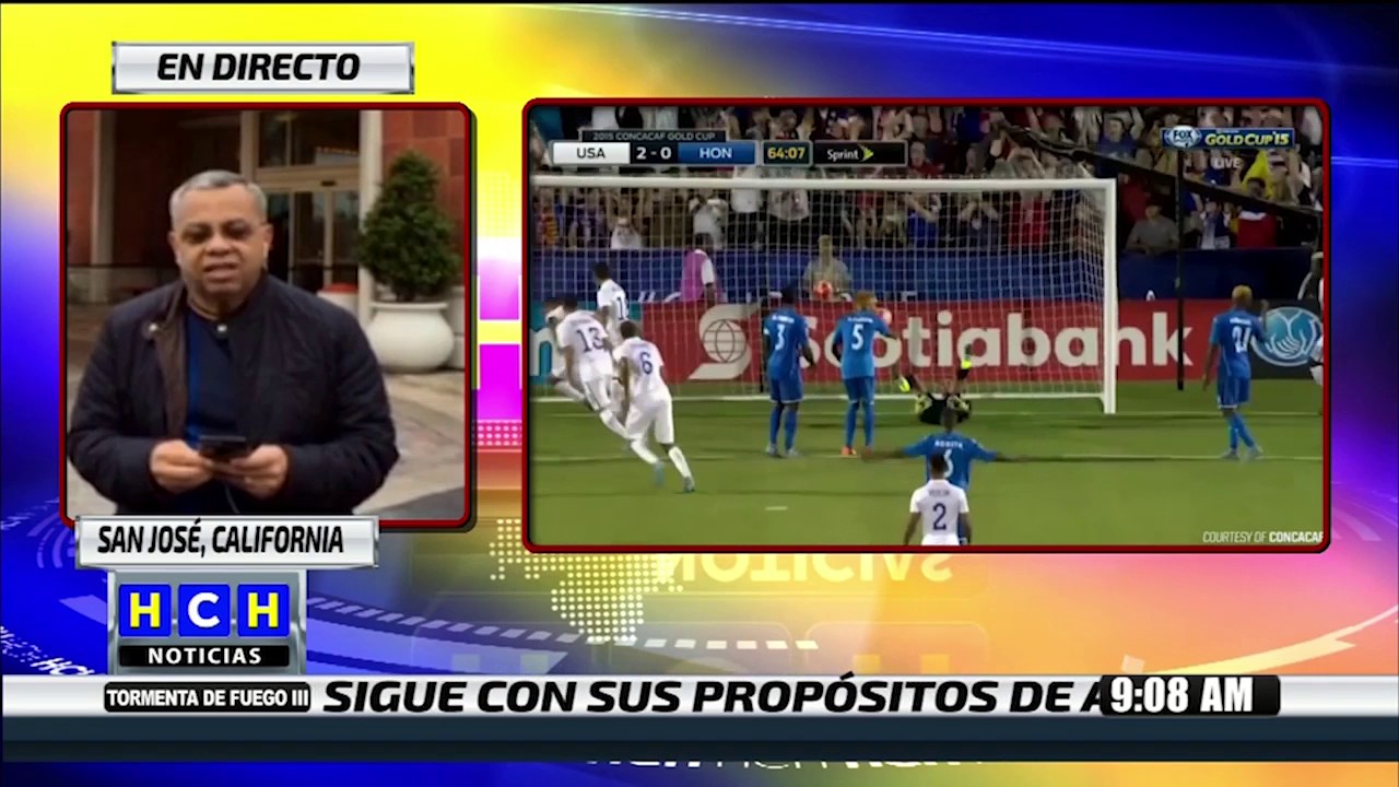 HCH Transmitió en vivo desde San José, California sede del partido