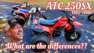 Hondas Atc 250Sx - The Mullet Of The Trike World Made From 1985-1987. What Are The Differences?