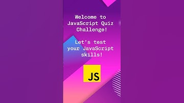 JavaScript Quiz 1: Test Your Skills in Under 60 Seconds! 🚀