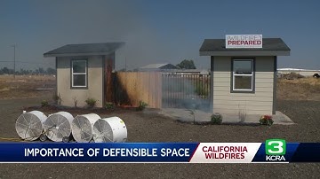 How defensible space in California could save your home from fire
