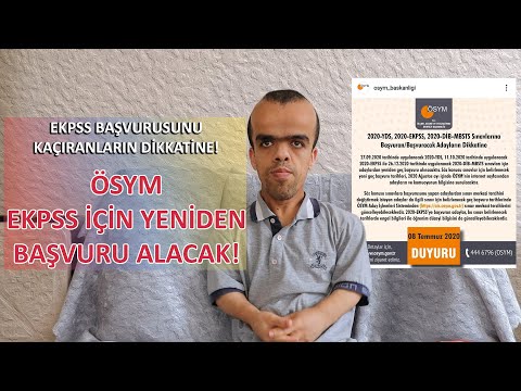 ÖSYM EKPSS İçin