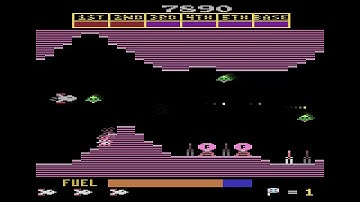 ATARI 2600 SCRAMBLE HOMEBREW THE KONAMI CLONE GAME FROM River Patroller CHAMP GAMES 2016 ATARI AGE