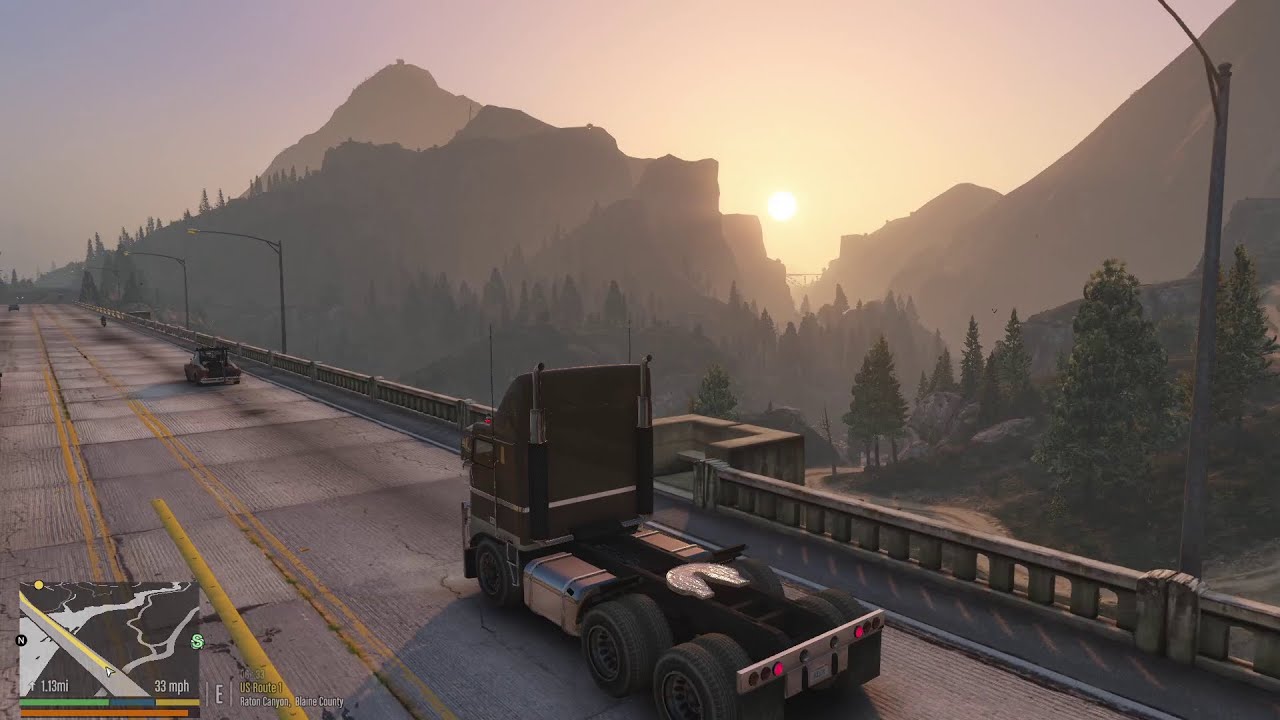 GTAV - Lumber Delivery - Trucking Job 01