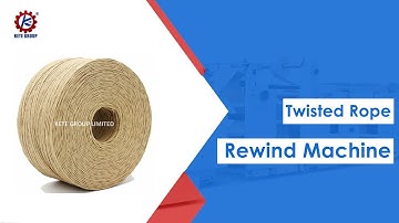 Twisted Paper Rope Rewind Machine