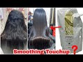 How to: Hair smoothing/Straightning/Rebonding/Regrowth Hair/ Touch up/Step by step/tutorial/In Hindi