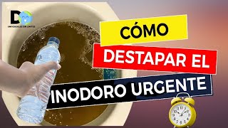 Cómo Destapar el Inodoro rápido fácil y limpio | No necesitas un Plomero con este truco