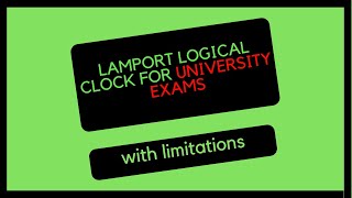 Lamport logical clock in distributed system in hindi