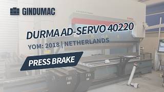 ➤ Used Durma AD-SERVO 40220 Press For Sale | gindumac.com ➤ Used Durma AD-SERVO 40220 Press For Sale | gindumac.com