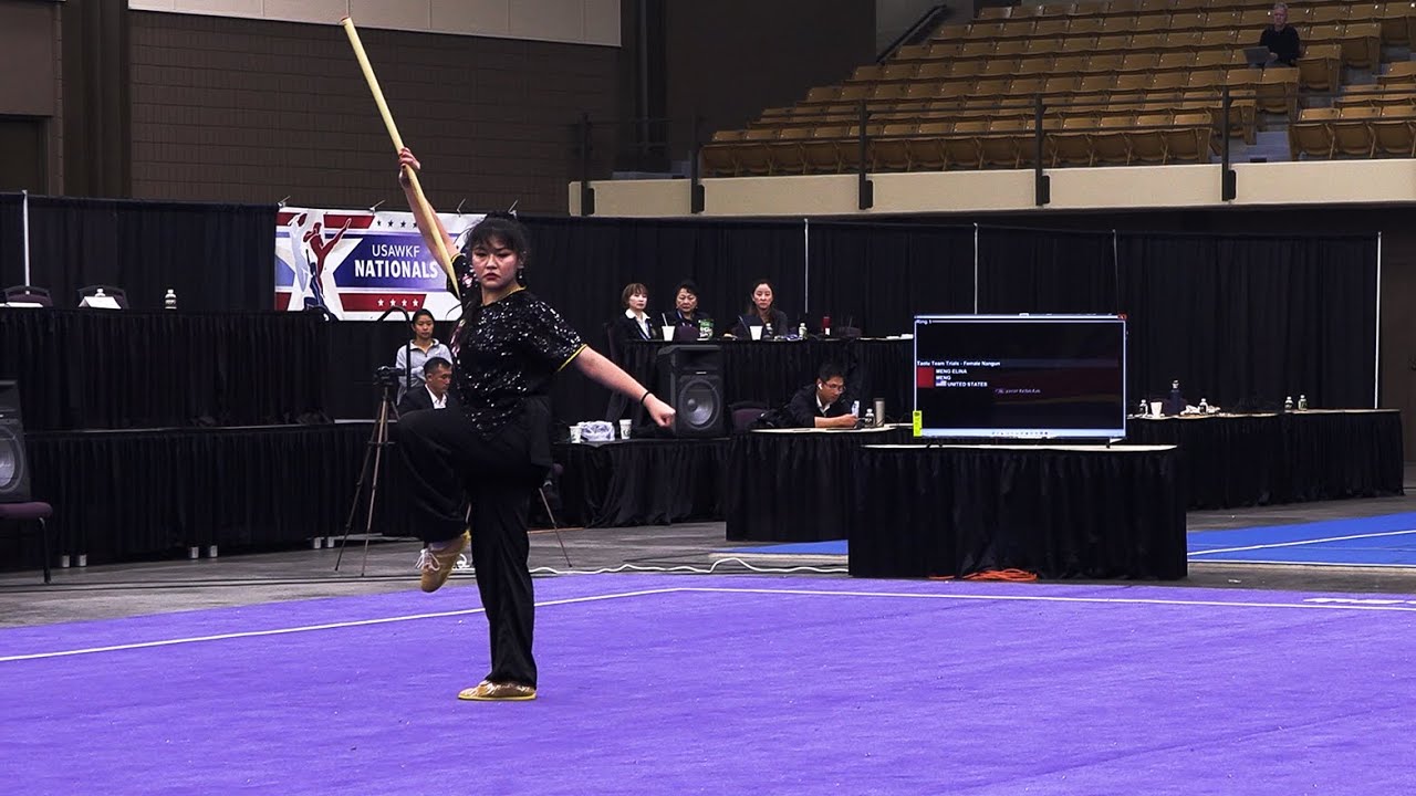 Elina Meng Women's Nangun 6.966 - US Wushu Adult Team Trials