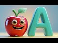 Phonics Song with TWO Words - A For Apple - ABC Alphabet Songs with Sounds for Children