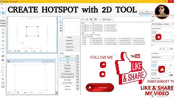 | Archicad Tutorial | - | Create hotspot with 2d tool for GDL Method | Useful video | rkvideo1 |