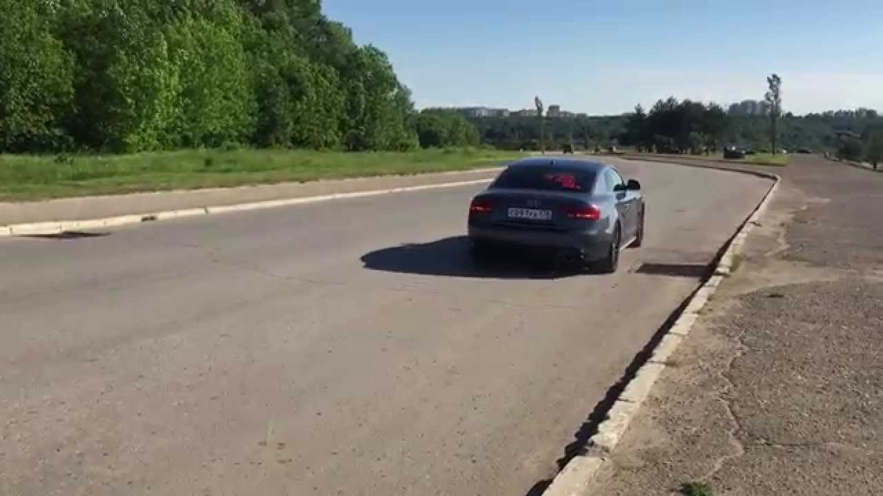 Audi s5 выхлоп