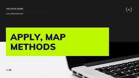 Apply and Map in Pandas | Part 3 | Complete Python Pandas Tutorial | The Data Monk