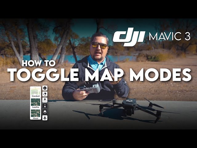DJI Mavic 3 / How to Toggle MAP MODES