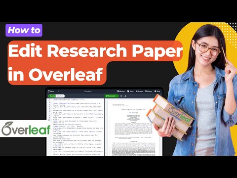 How to Edit Research Paper in Overleaf Account | LaTeX Editors
