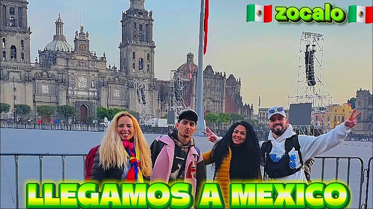 Porfin en MEXICO 🇲🇽 | Fuimos al ZOCALO y al palacio de BELLAS ARTES 😍 es INCREIBLE 💚