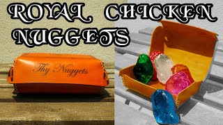 Making CHICKEN NUGGET INFINITY STONES out of REAL NUGGETS! | RESIN ART