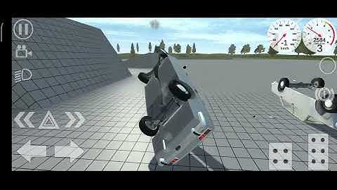 Simple car Crash physics simulator Demo Android gameplay