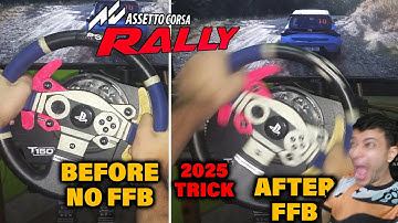 Assetto corsa Rally FFB not working FIX Force Feedback Missing in ACR