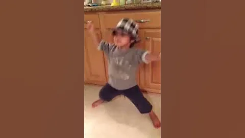 Toddler Boy Dances to Little Vicious "Freaks."